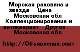 Морская раковина и звезда  › Цена ­ 500 - Московская обл. Коллекционирование и антиквариат » Другое   . Московская обл.